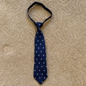 Gymboree Dark Blue Tie with Sailboat Design